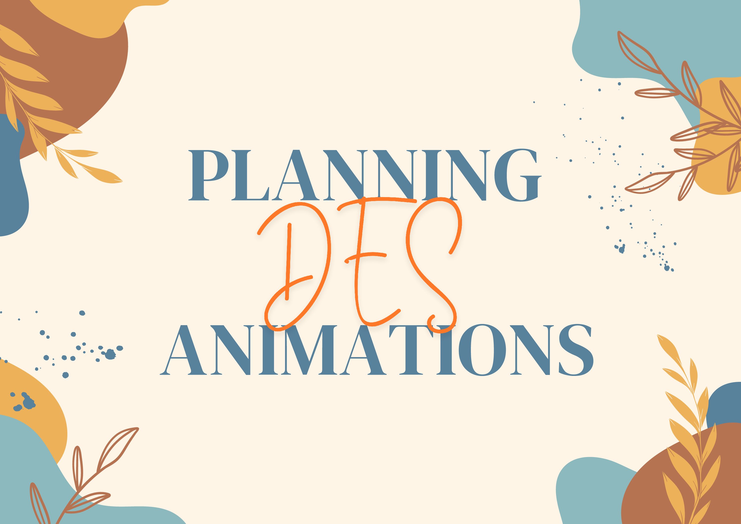 Planning des animations